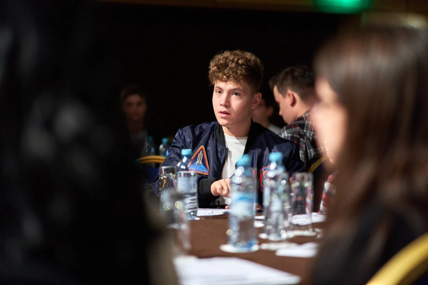 ConnecTeens students at an event